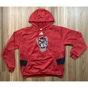 Adidas NC State Wolfpack Athletic Hoodie (Men's Size L) NCAA, Baseball, Football